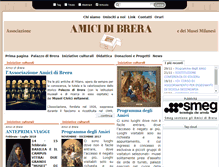Tablet Screenshot of amicidibrera.it